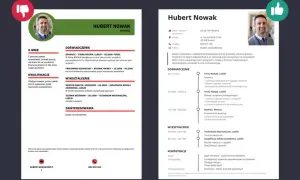 CV: Hubert Nowak, spawacz. Wykształcenie: Technik mechanik, zasadnicza szkoła zawodowa (specjalizacja spawacz).