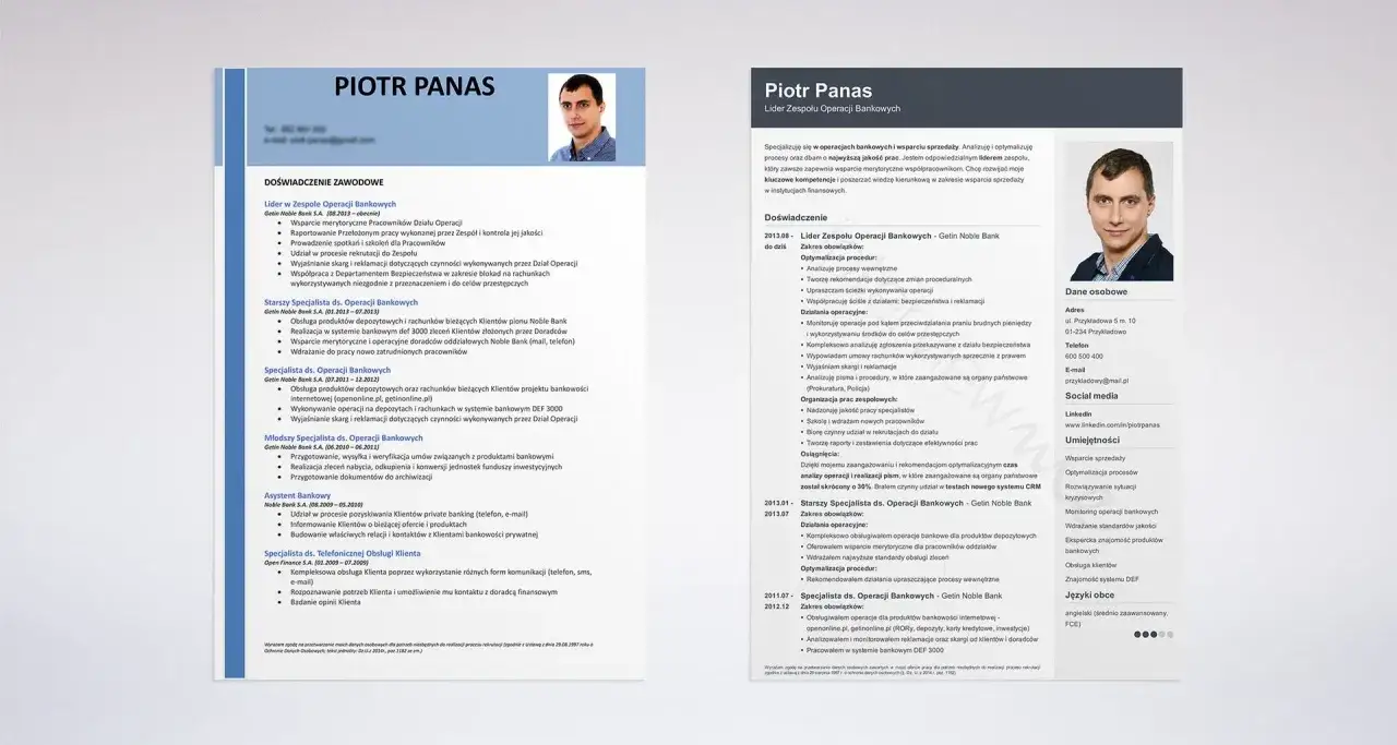 Piotr Panas, lider zespołu operacji bankowych, specjalizuje się we wsparciu sprzedaży i optymalizacji proces&oacute;w. Kilka sł&oacute;w o sobie: odpowiedzialny lider, dbający o rozw&oacute;j zespołu.